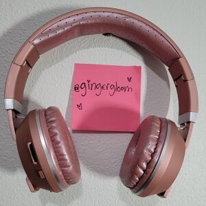 BPM Bluetooth Over-the-Ear Headphones, Rose Gold